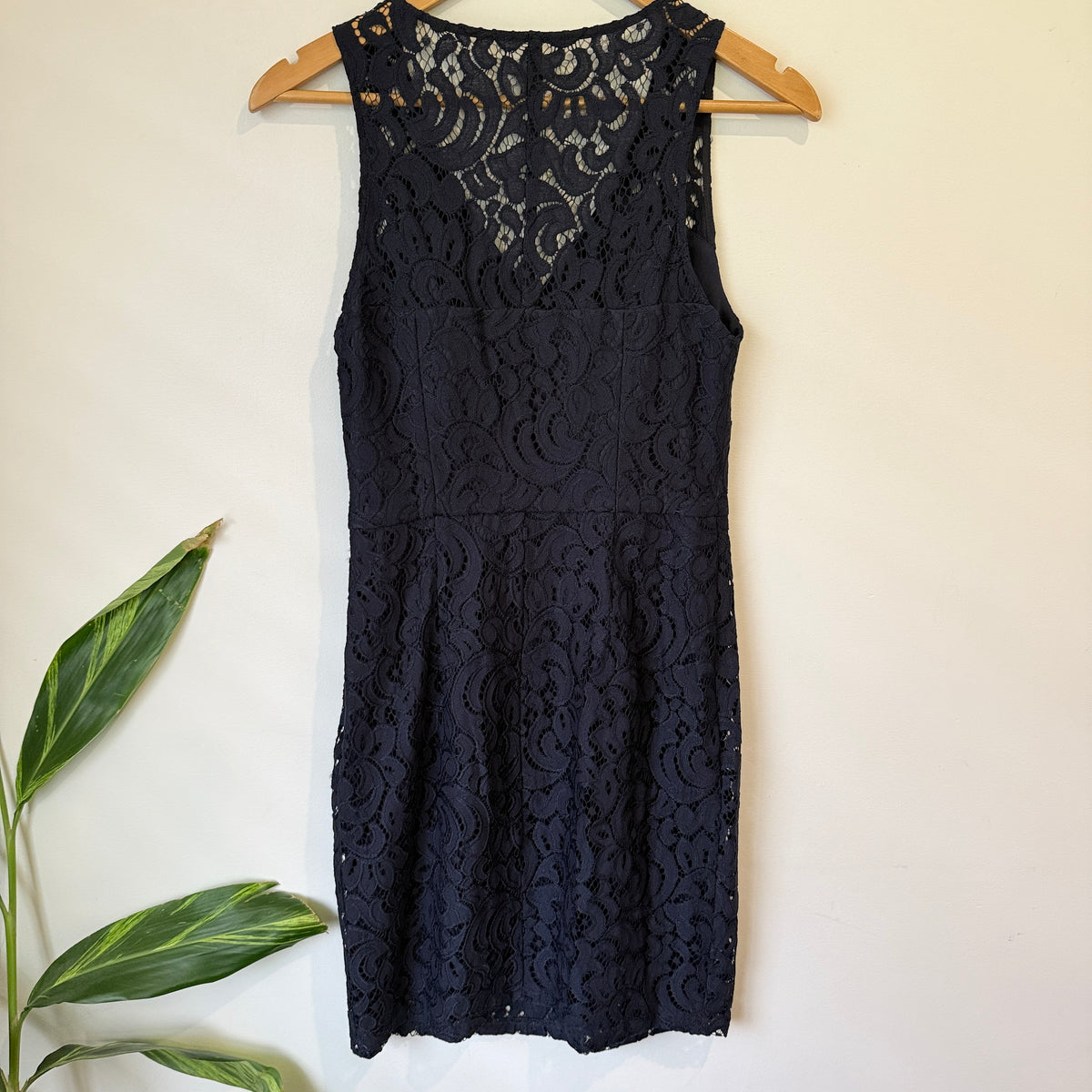 H by Harlow Navy Lace Sleeveless Dress Size 8
