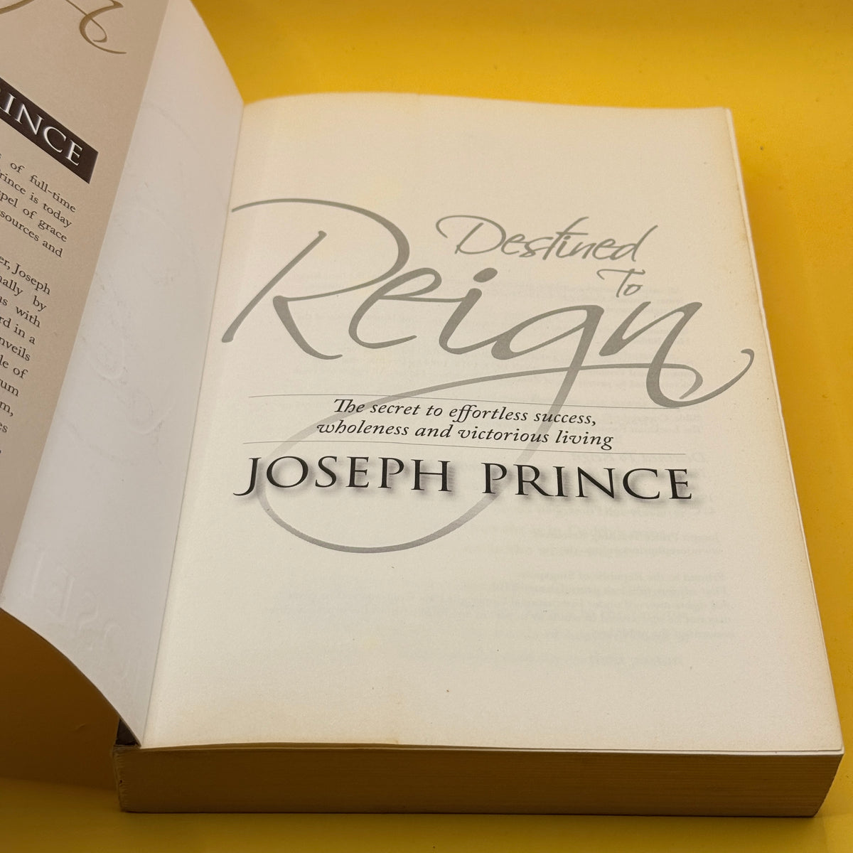 Destined to Reign by Joseph Prince