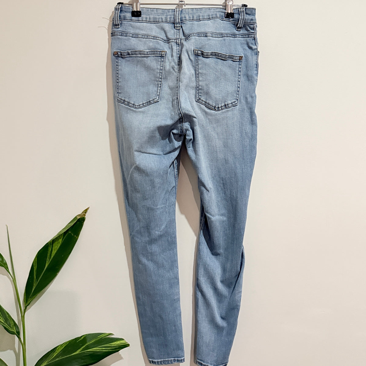 Supre Light Wash Distressed Skinny Jeans Size 12