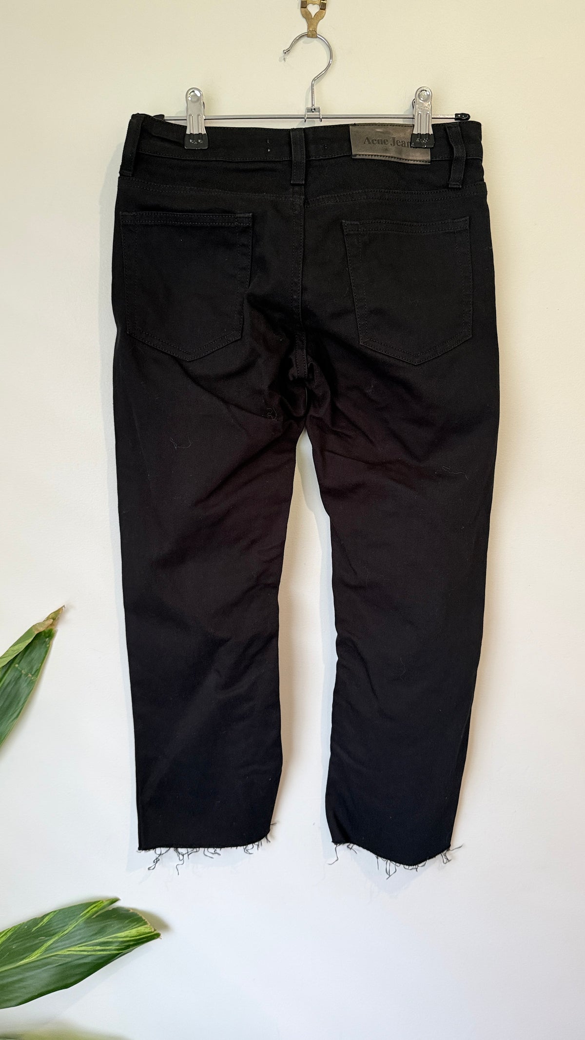 Acne Jeans Hep Black Stretch Jeans Size 25/34