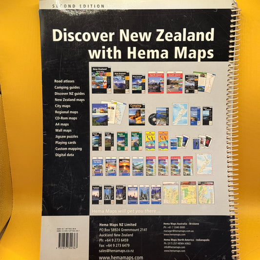 New Zealand Road Atlas by Hema Maps