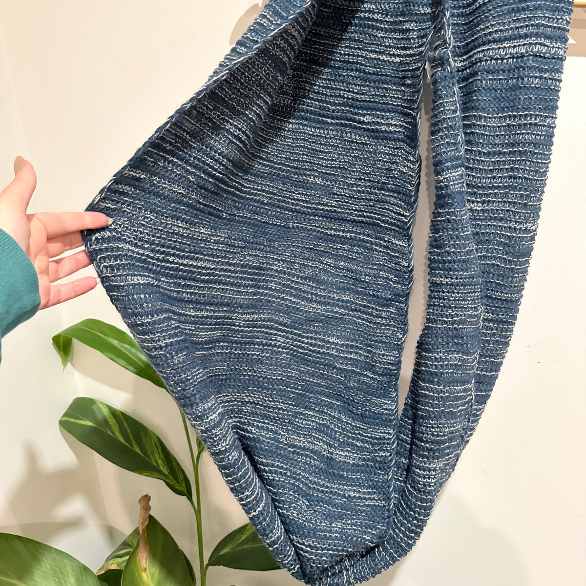 Kathmandu Blue Marl Knit Infinity Scarf