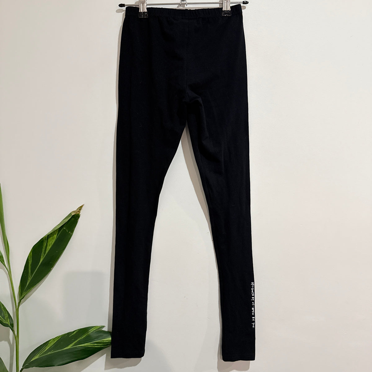 Federation Black Logo Leggings Size XXS