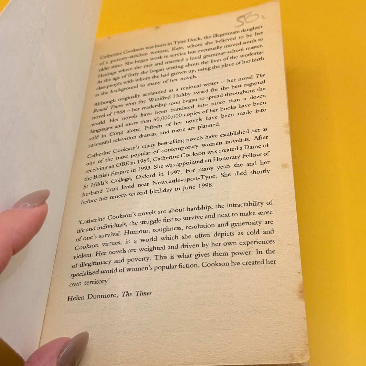 The Lady on My Left by Catherine Cookson