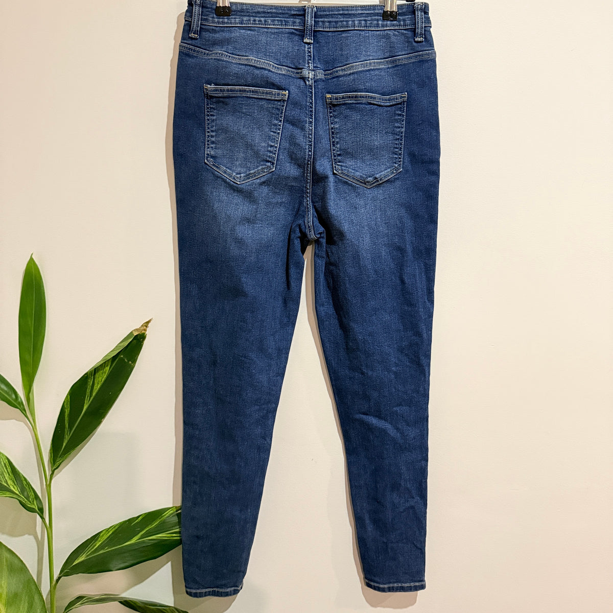 H & H Classic Blue Skinny Jeans Size 12