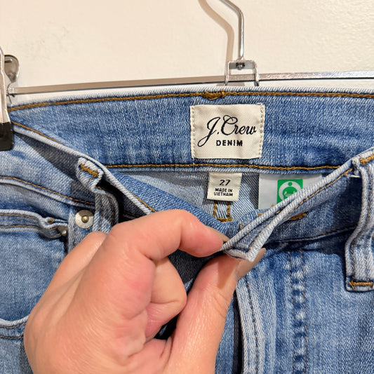 J.crew Straight-leg Denim Jeans Size 27 | Waist 74cm