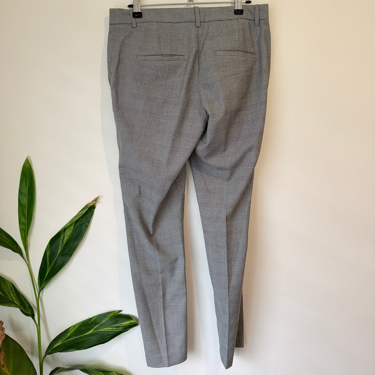 H&M Grey Houndstooth Tailored Pants Size 12