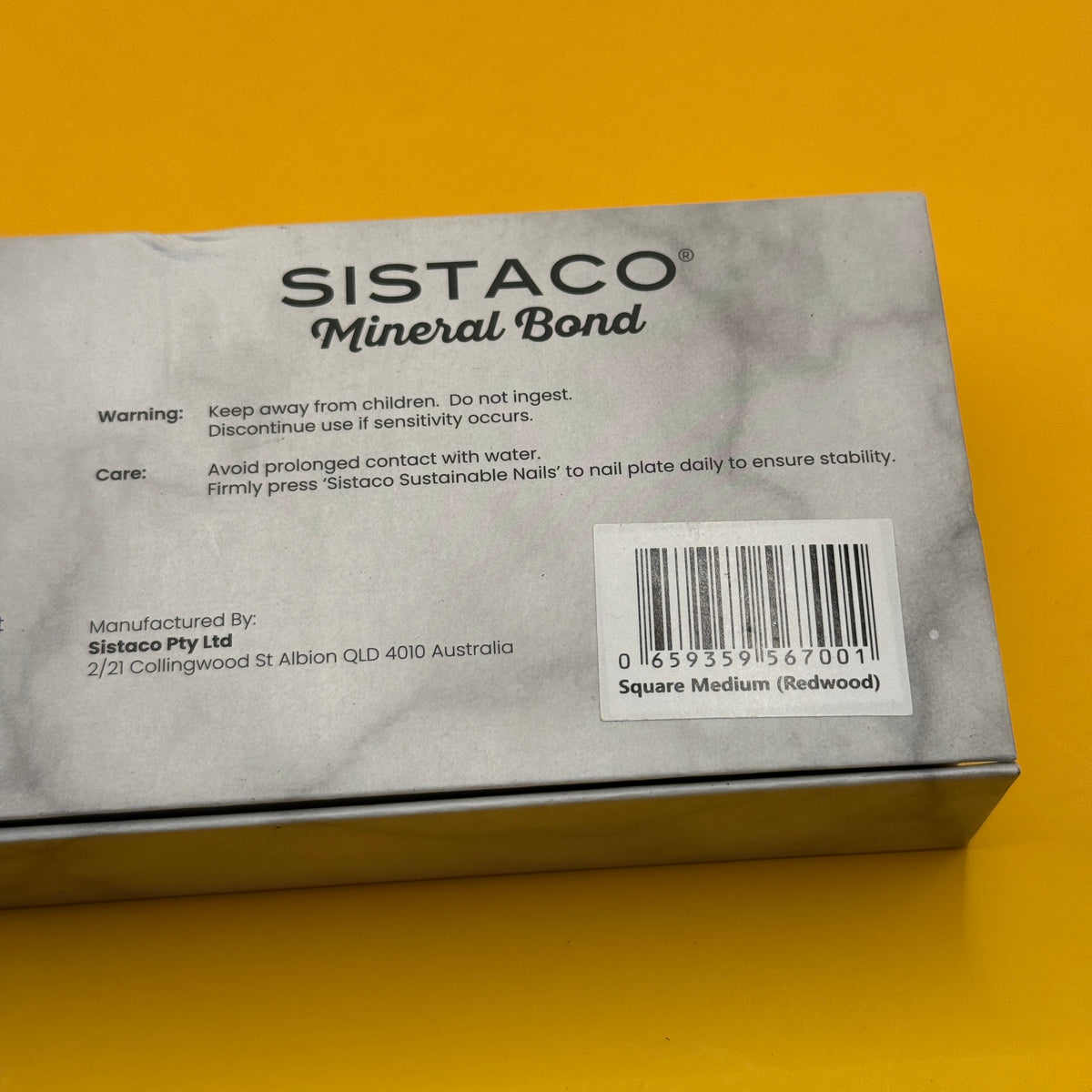 Sistaco Press-On Nails Deep Red