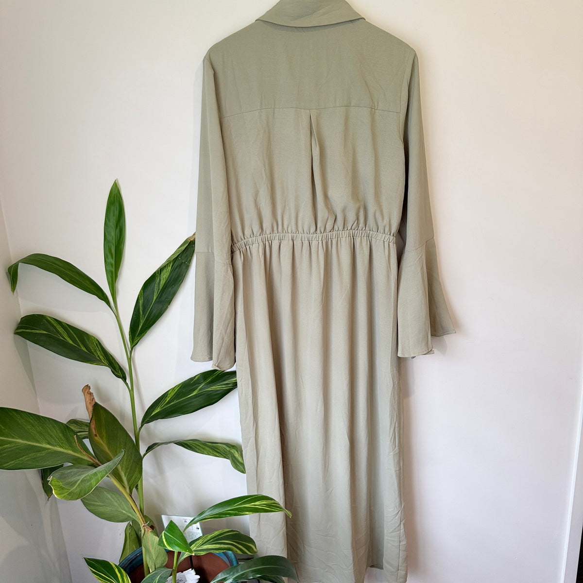 BNWDR Wrap Front Jumpsuit Beige Size 18