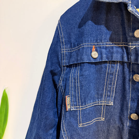 M-200 DNMecca Branded Denim Jacket Blue Size M