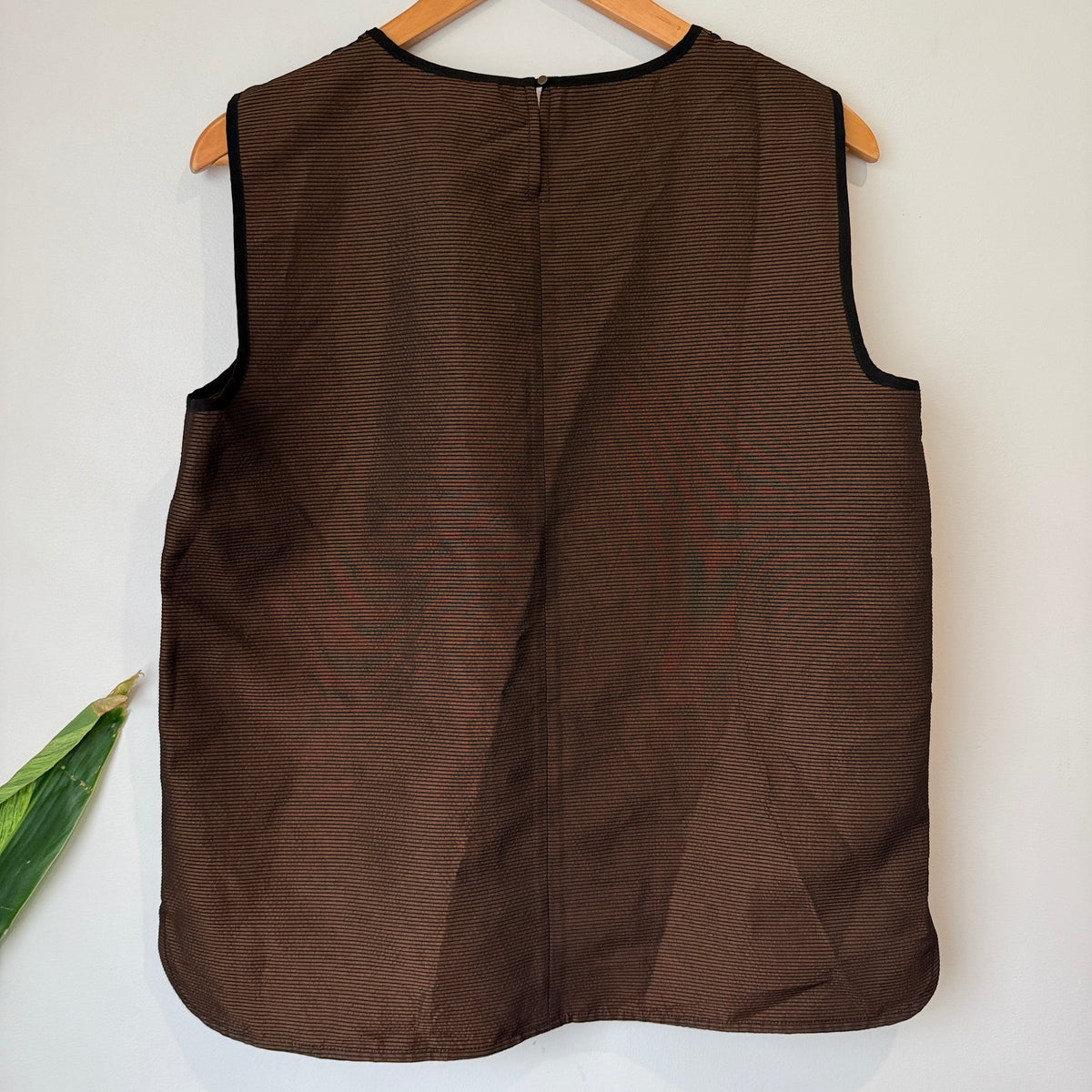 Yargici Stripe Sleeveless Top Size L