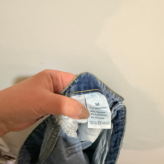 Blue Denim Mini Skirt Size M - 79cm waist