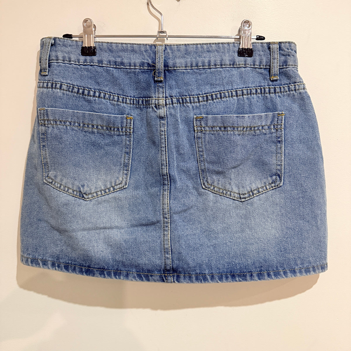 Blue Denim Mini Skirt Size M - 79cm waist