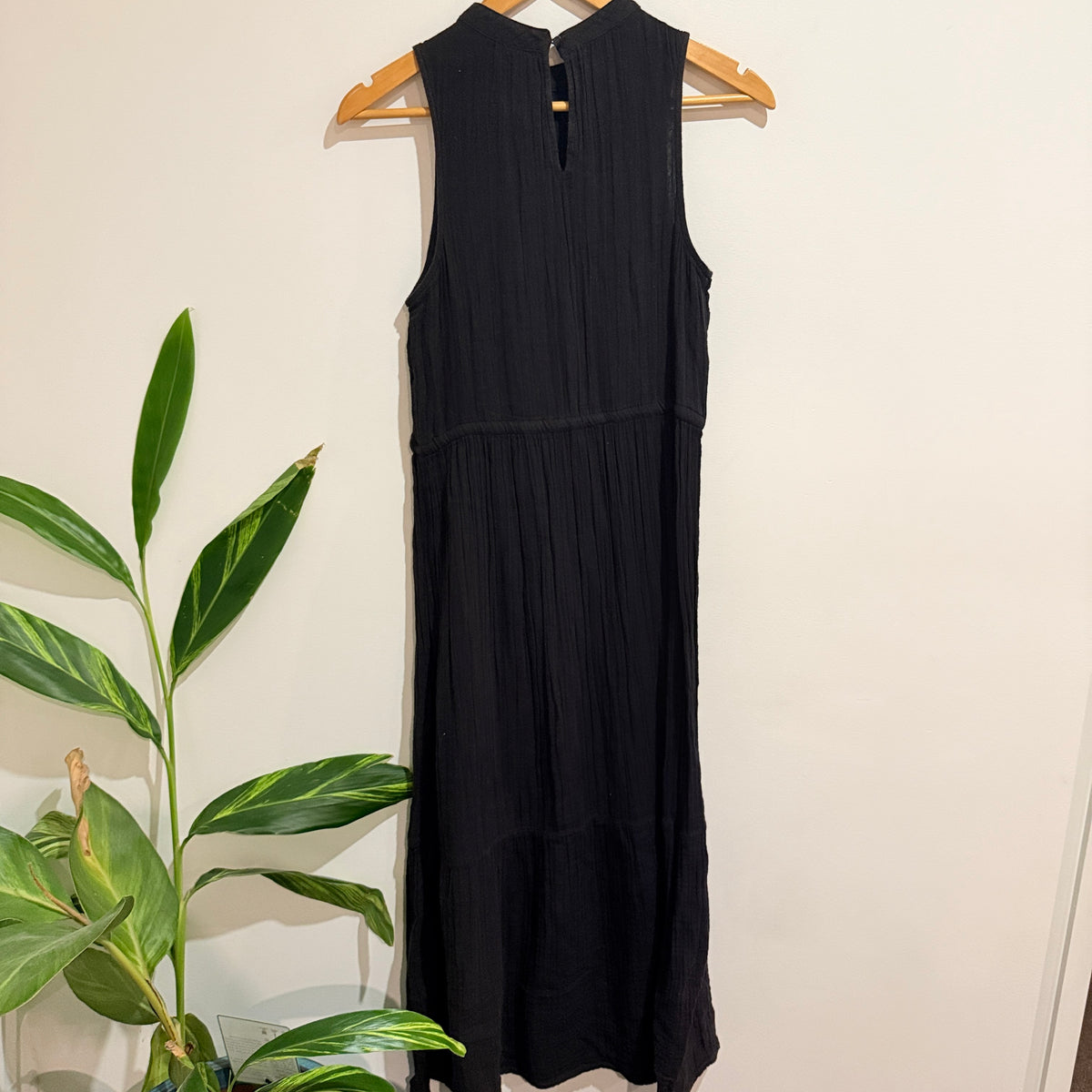 Anko Black Cotton Sleeveless Dress Size 6