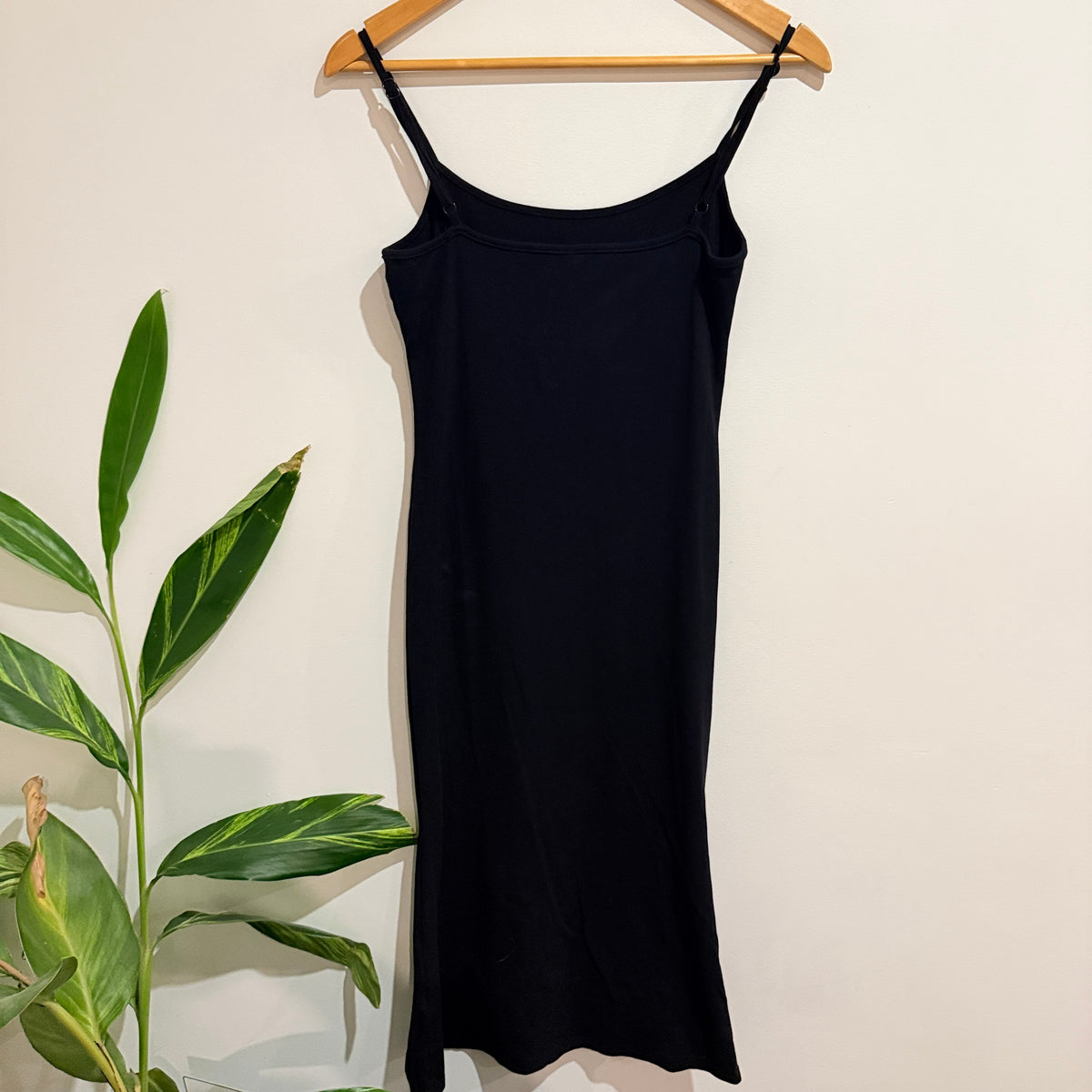 Black Slip Dress - 38cm u/arm