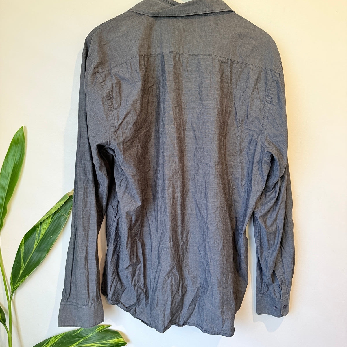 Barkers Grey Cotton Long Sleeve Shirt Size 3XL