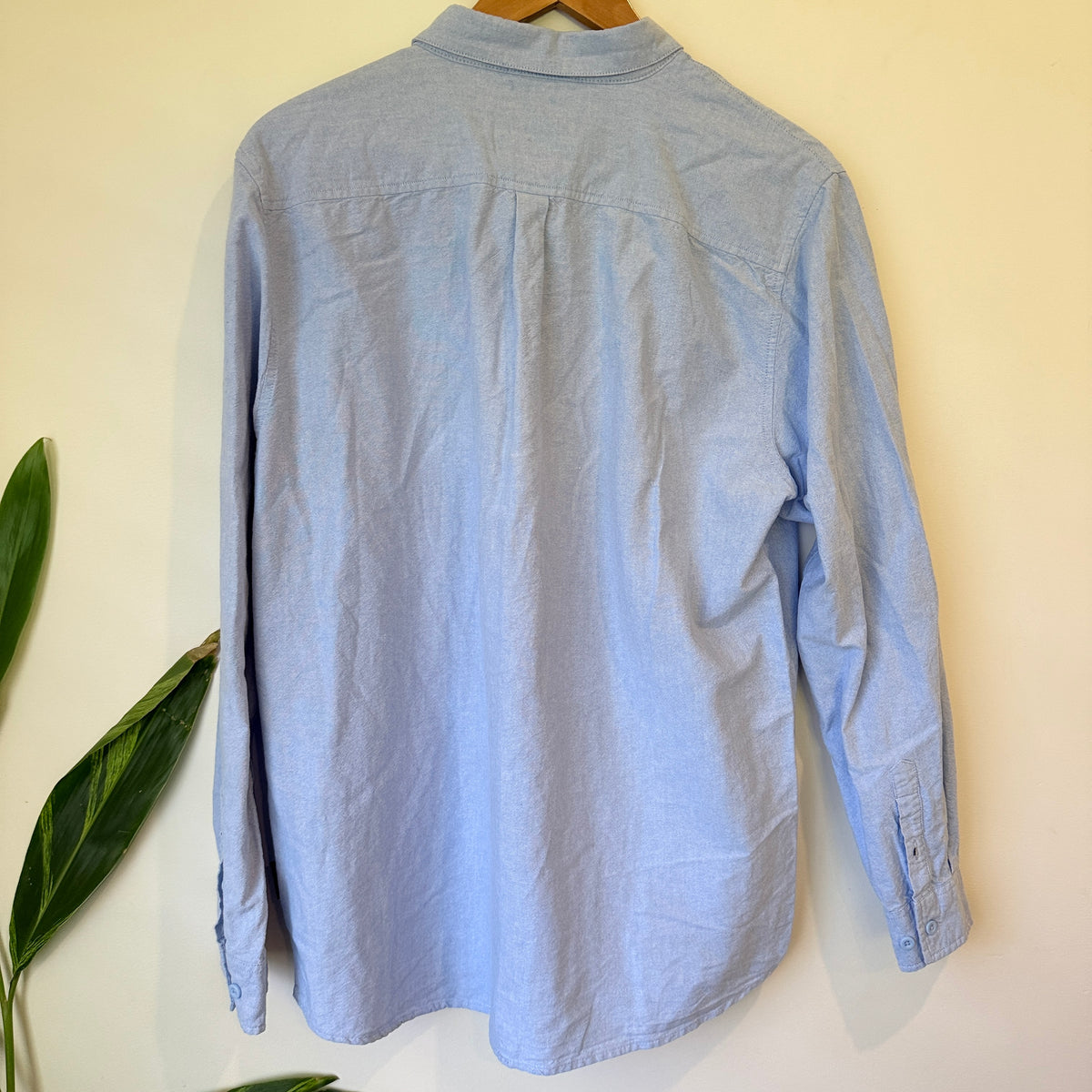 Mr Simple Light Blue Oxford Shirt Size XL
