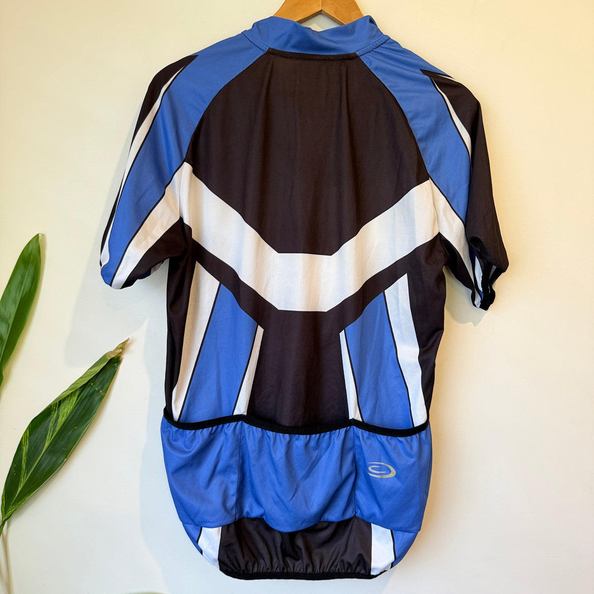 Crane Sport Blue and Navy Cycling Jersey Size XL