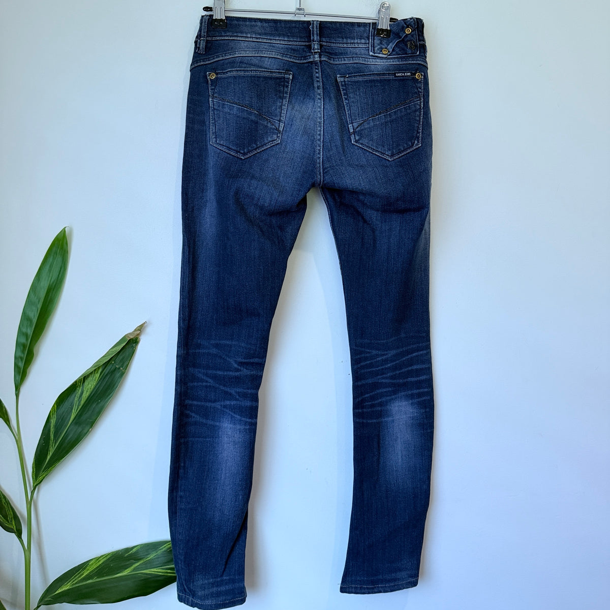 Garcia Jeans Dark Wash Straight Leg Jeans - 72cm waist