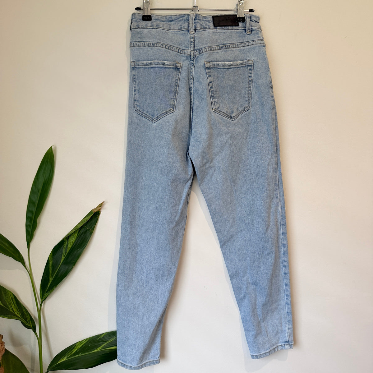 Junkfood Light Wash Straight Leg Jeans Size XS