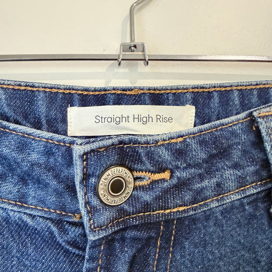 Anko Straight High Rise Jeans Size 14