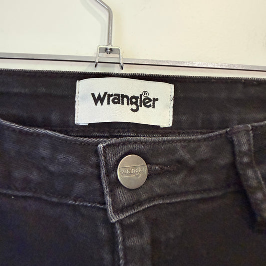 Wrangler Hi Pins Black Skinny Jeans Size 10