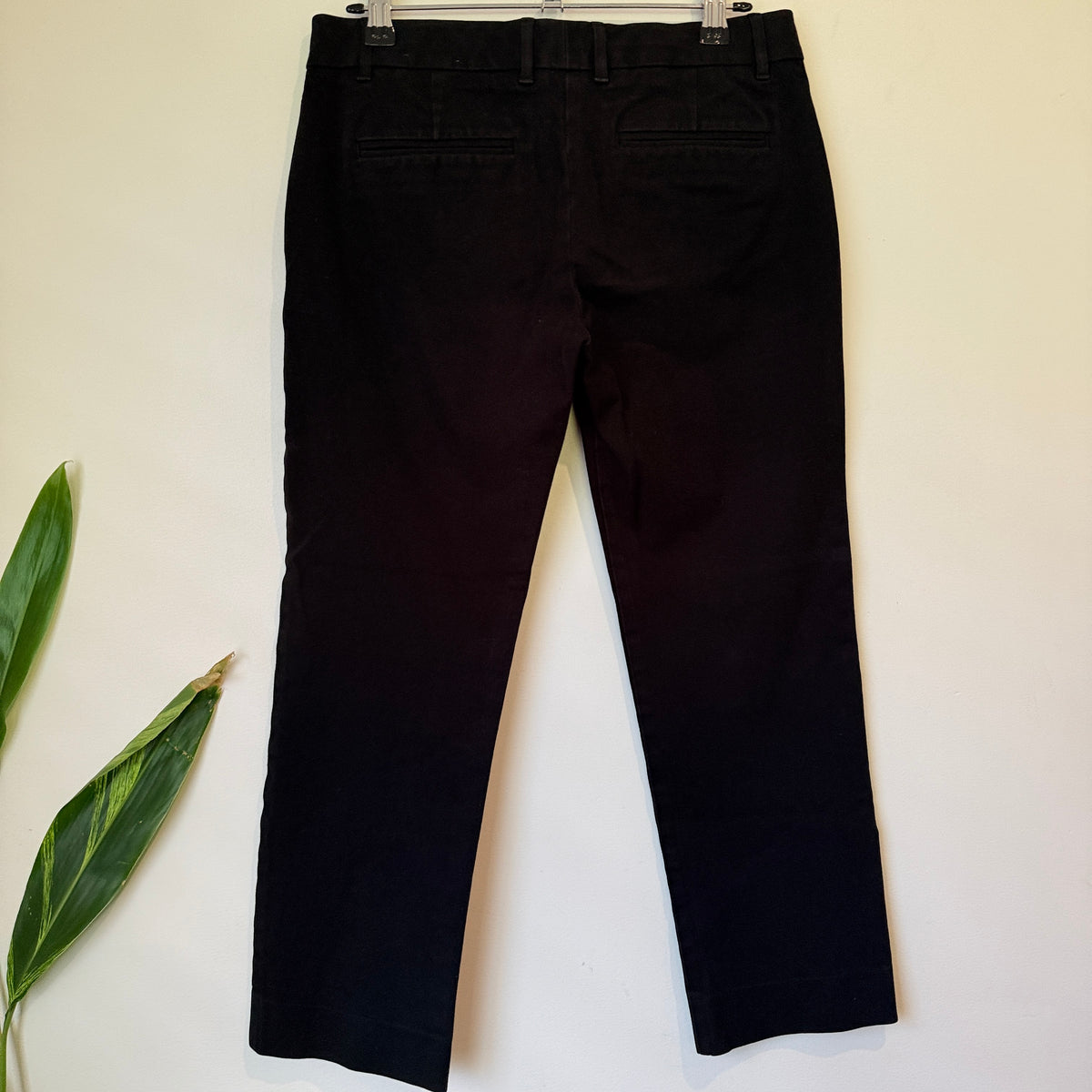 Gap True Straight Black Ankle Pants Size 6
