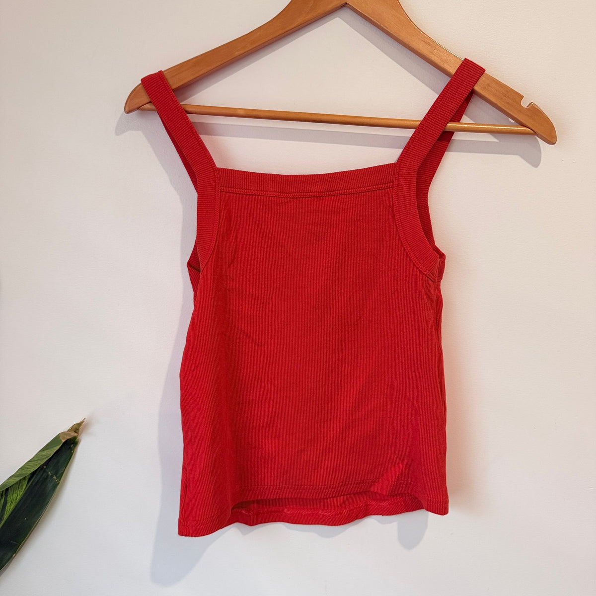 Glassons Ribbed Square Neck Cami Size M
