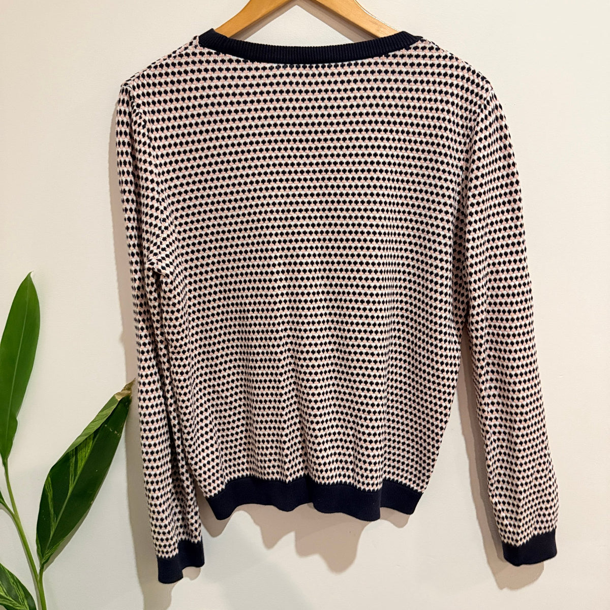 Pimkie Patterned Knit Jumper | U/Arm to U/Arm 53cm