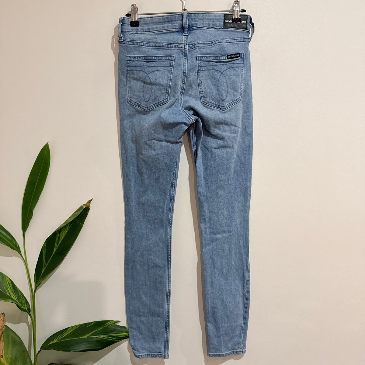 Calvin Klein Jeans Light Wash Mid Rise Skinny Jeans Size W29 L30 | Waist 68cm