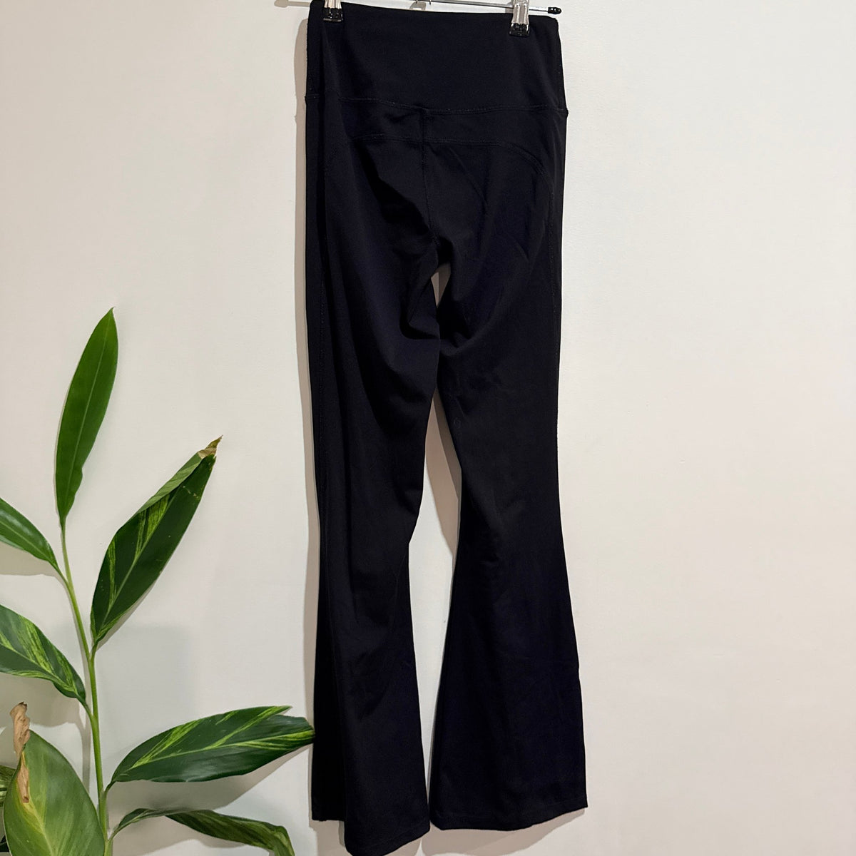 Glassons Black High Waisted Flare Leggings Size XS