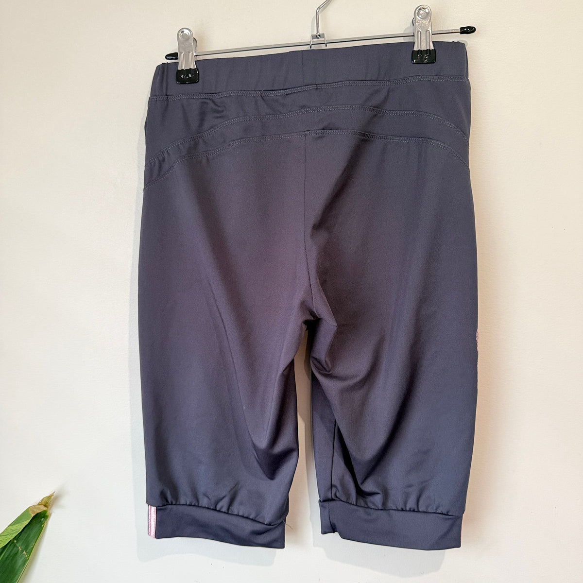 adidas Purple Grey Cropped Training Pants Size M (S fit)