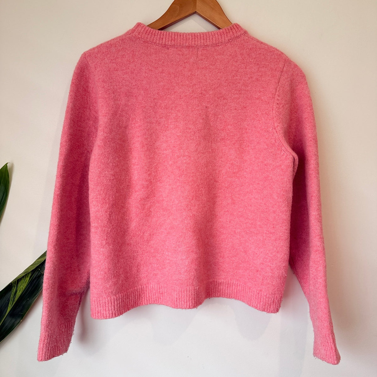 Pink Dalmatian Dog Motif Knit Jumper Size M | U/Arm to U/Arm 48cm
