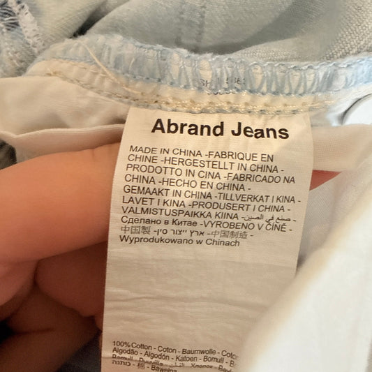Abrand Jeans Light Wash High Waist Denim Shorts | Waist 68cm