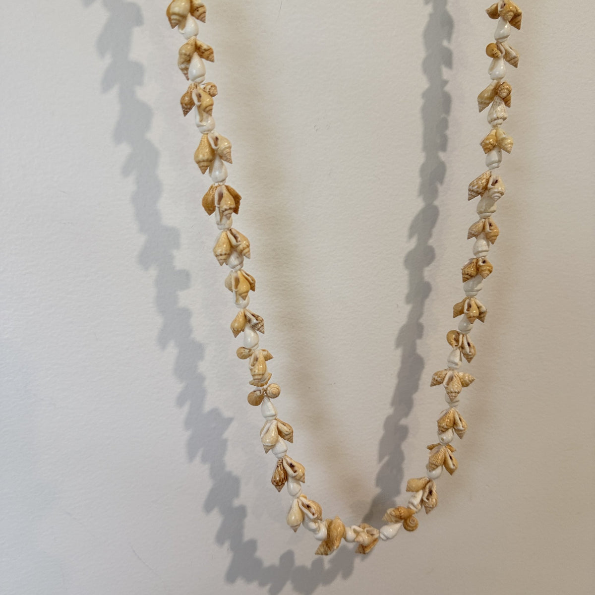 Natural Cowrie Shell Long Necklace