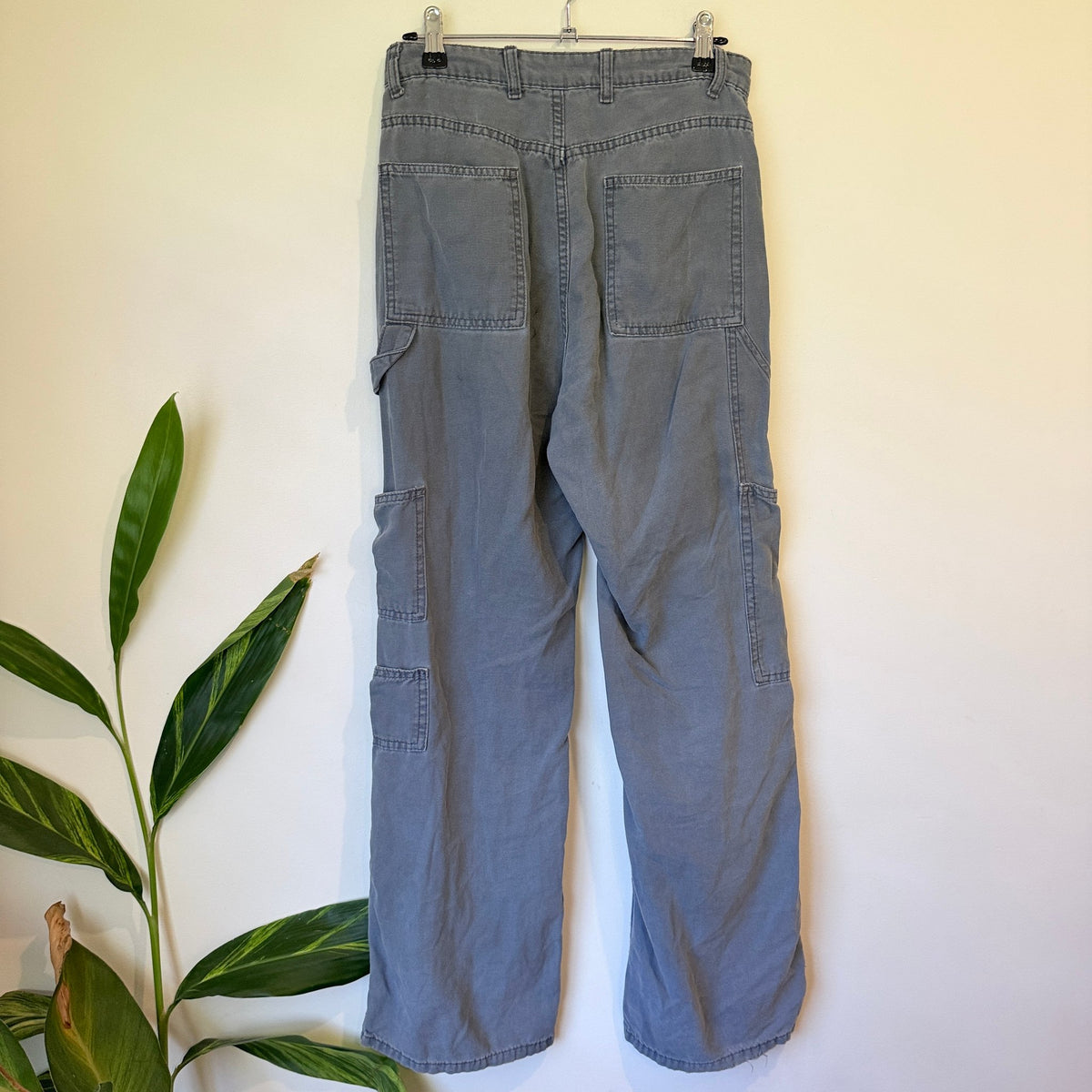 Primark Grey Casual Cargo Pants Size 6