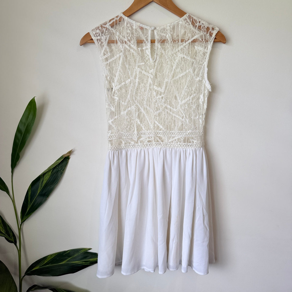 Cooper St White Lace Bodice Dress Size 8