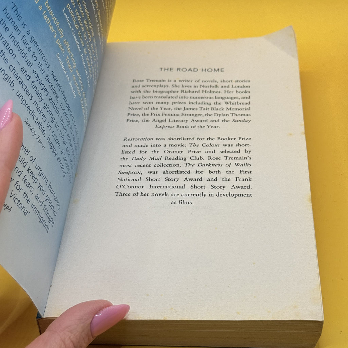 The Road Home by Rose Tremain