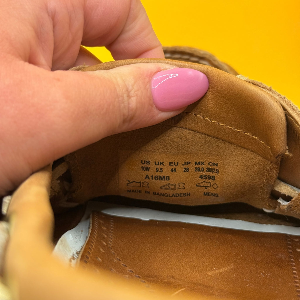 Timberland Tan Boat Shoes - US 10 Wide