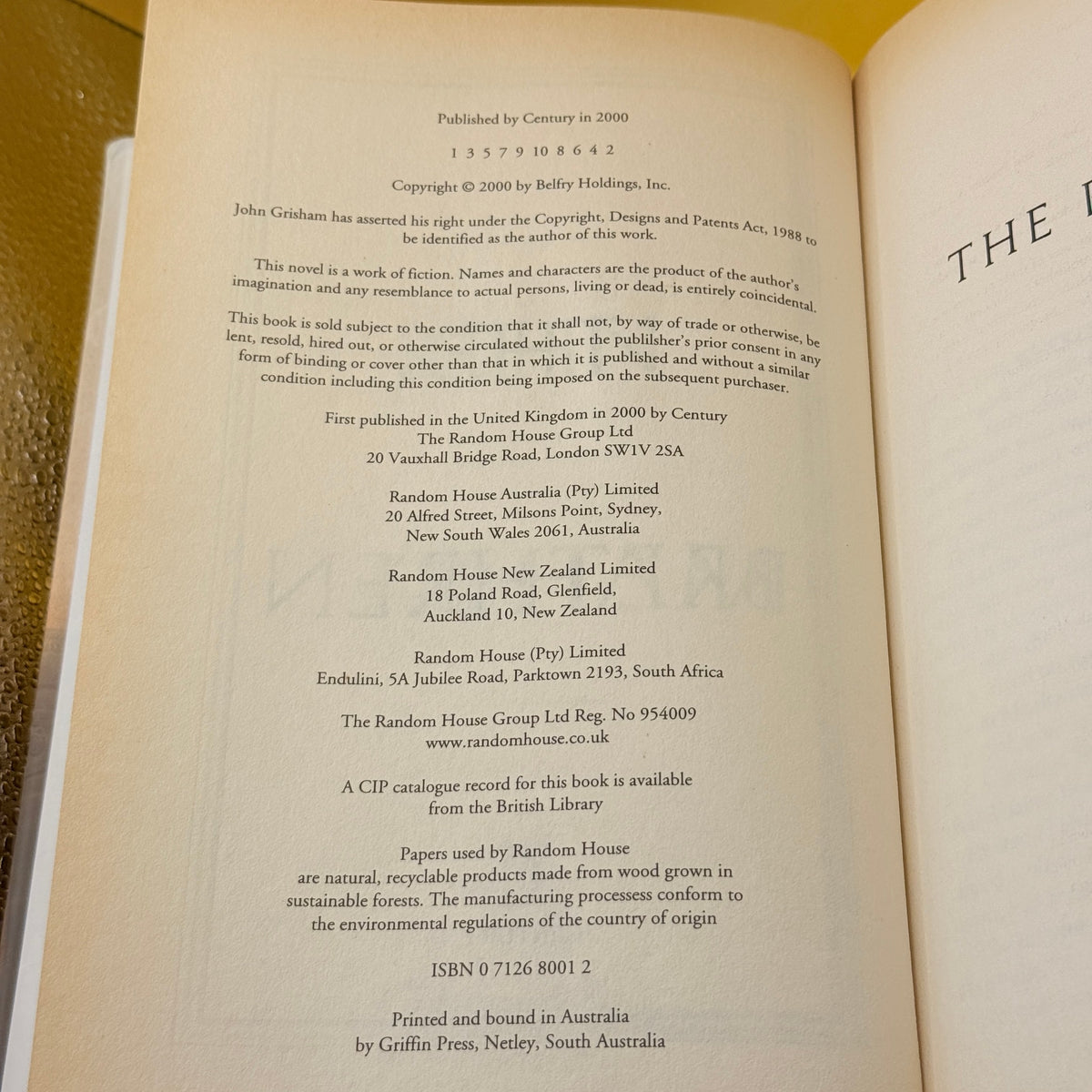 The Brethren by John Grisham (2000)