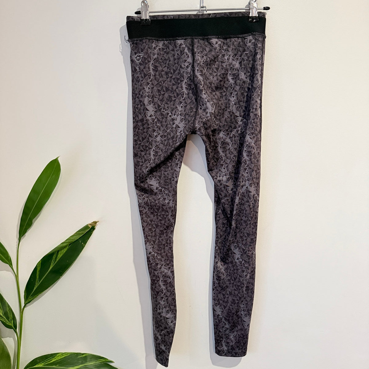 Puma Grey Geometric Print Leggings Size S