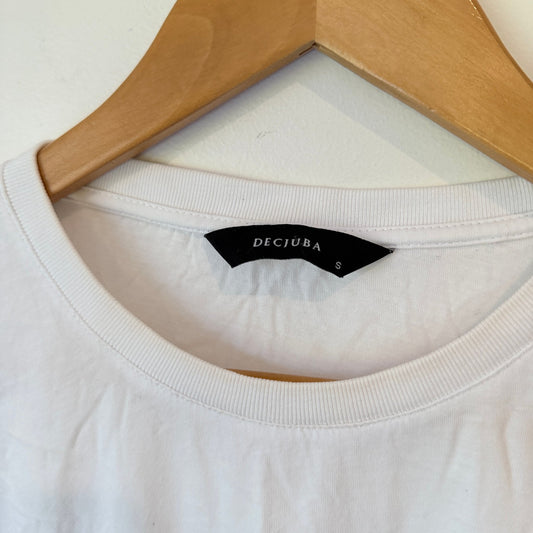 Decjuba White L'Amant Panther Graphic Tee Size S