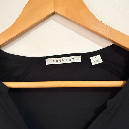 Trenery Size S V-Neck Long Sleeve Top