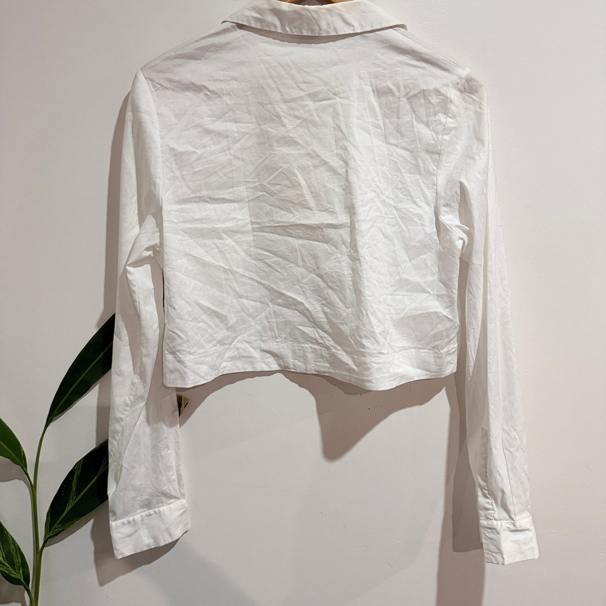 Cue Size 14 Cropped Long Sleeve Button Up Shirt – photo 6