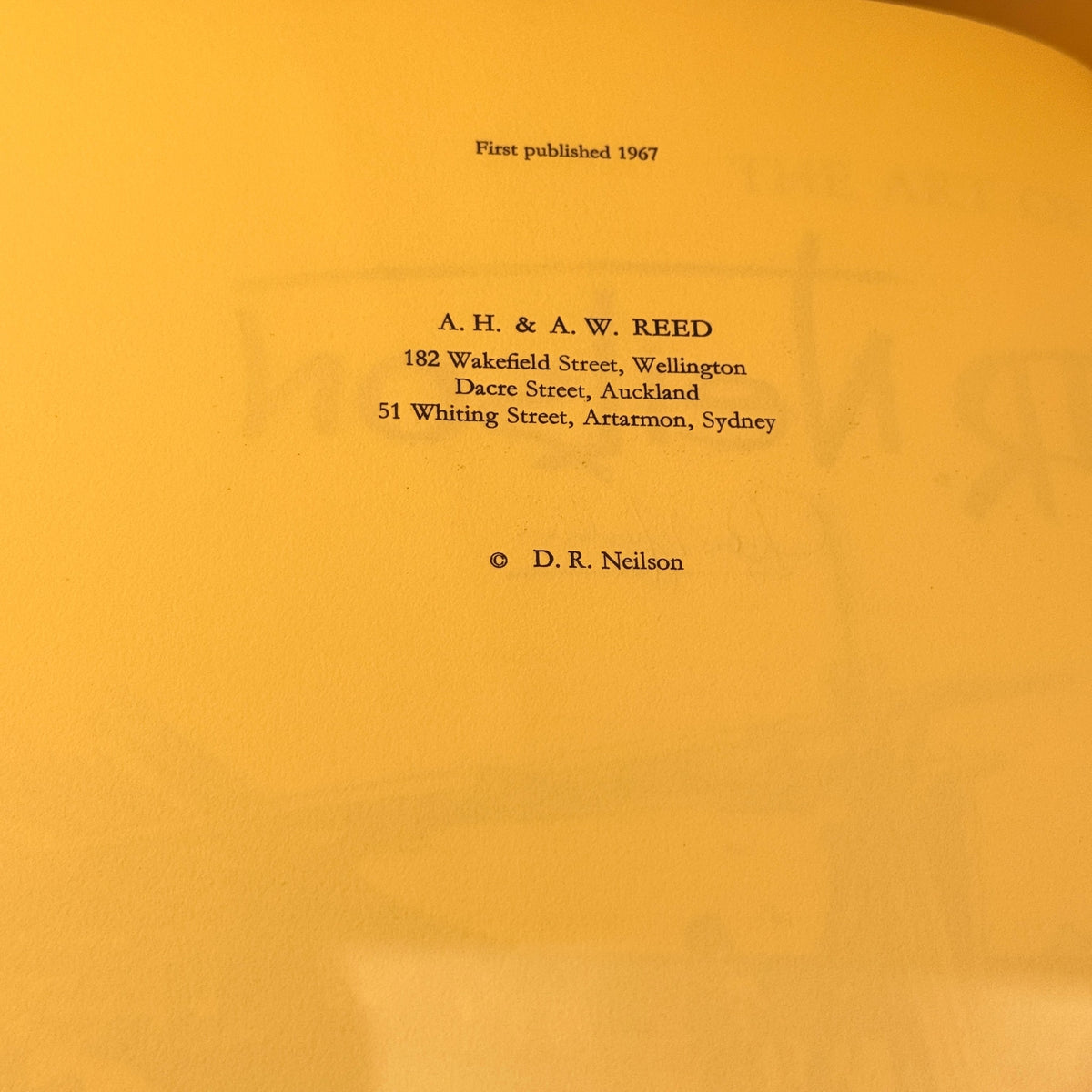 The Art of D. R. Neilson by D. R. Neilson (1967) SIGNED