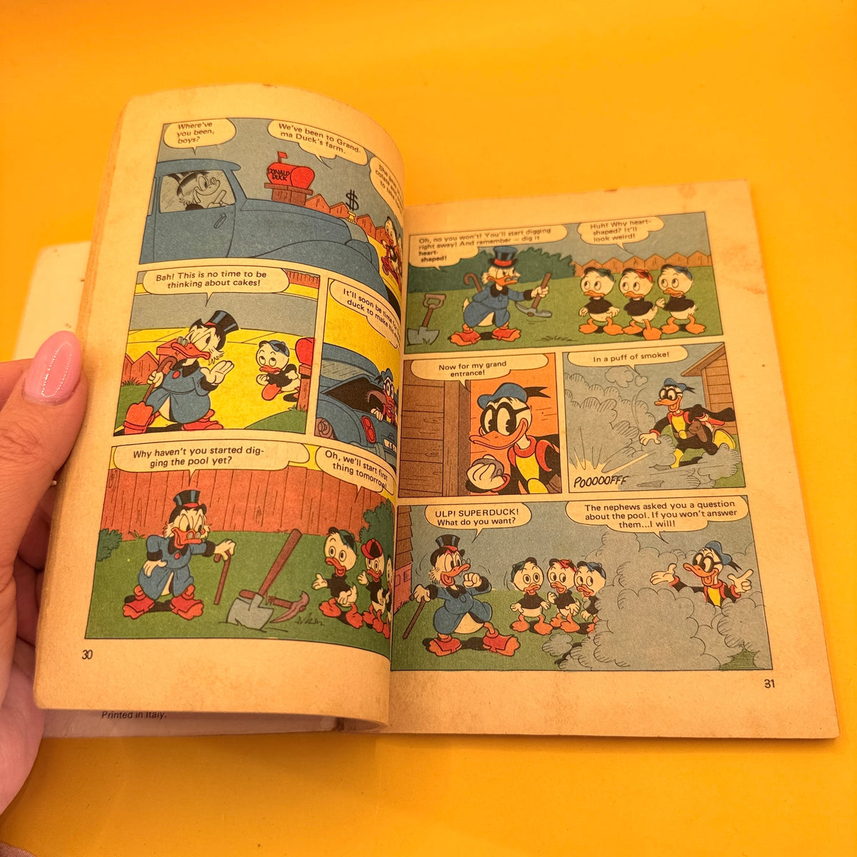 Vintage Donald Duck Fun Library by Walt Disney Productions