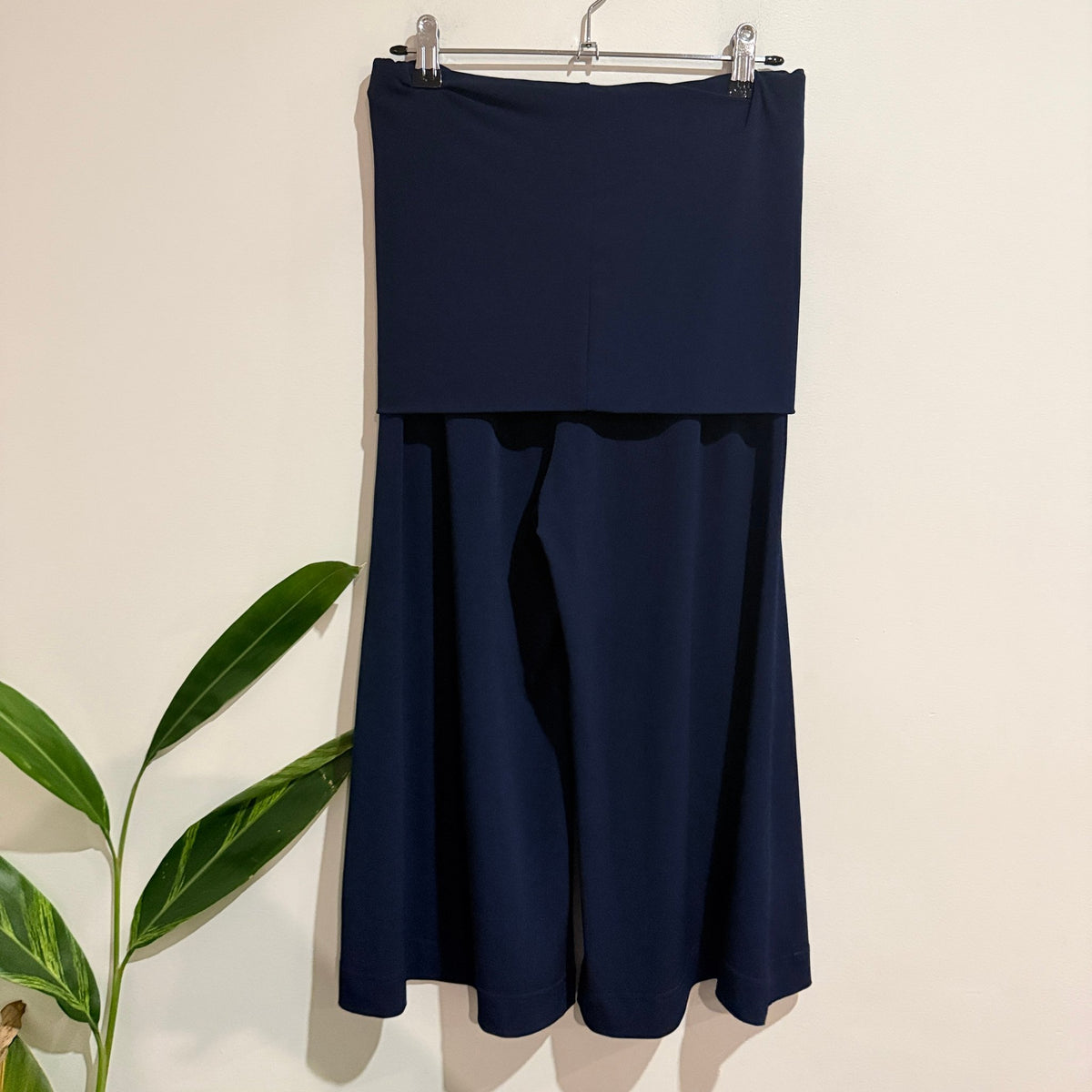 Kooky Size S Fold Over Waist Wide Leg Culottes