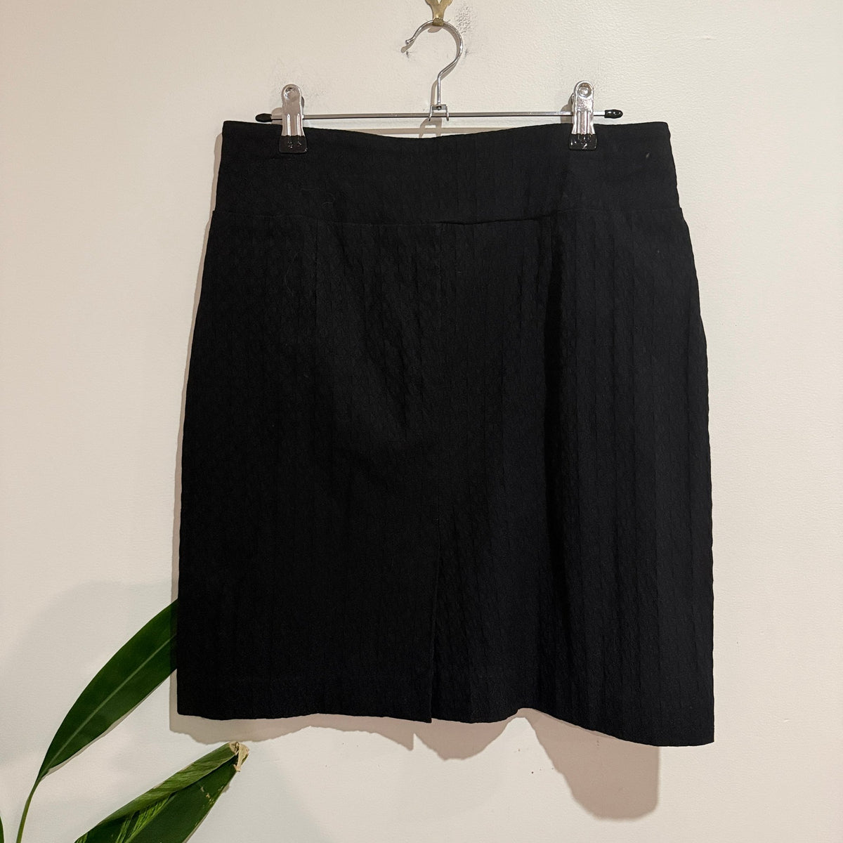 Analytic Size 12 Textured Jacquard Pencil Skirt