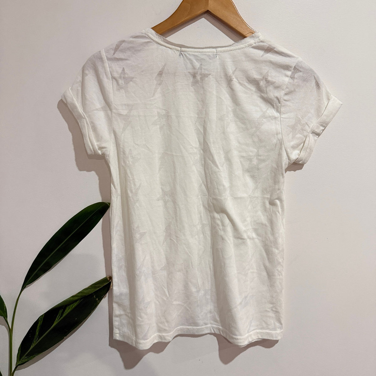 Decjuba Size S Star Burnout Pocket Tee