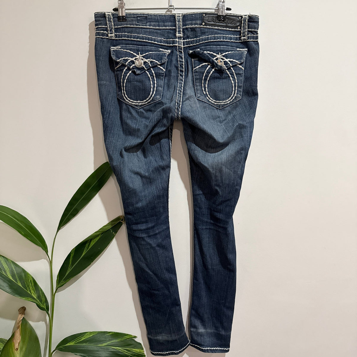 L.A. Idol Size W31 | Waist 88cm Contrast Stitch Skinny Jeans